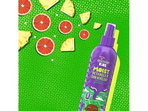 Aussie Kids Moist Detangler for Kids, 8 fl oz