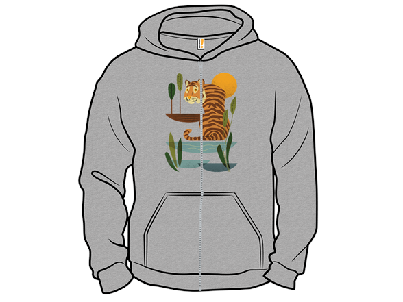 Tiger resting