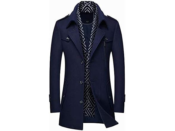 Invachi Men (XS) Pea Coat