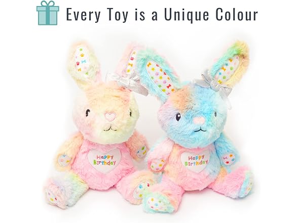 Pet London Happy Birthday Bunny Squeaky Dog