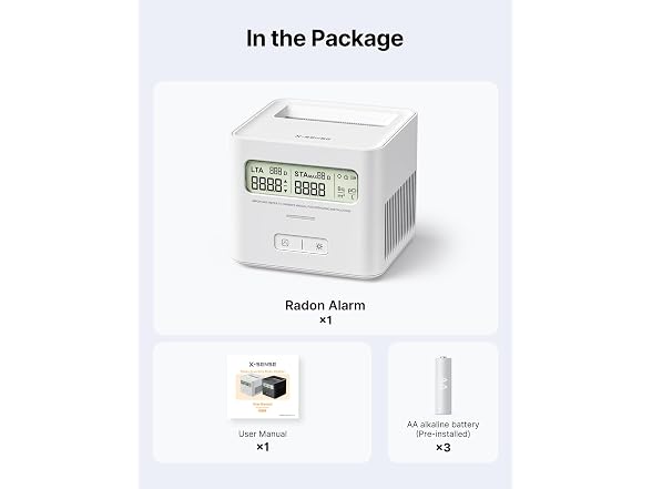 X-Sense Radon Detector for Basement