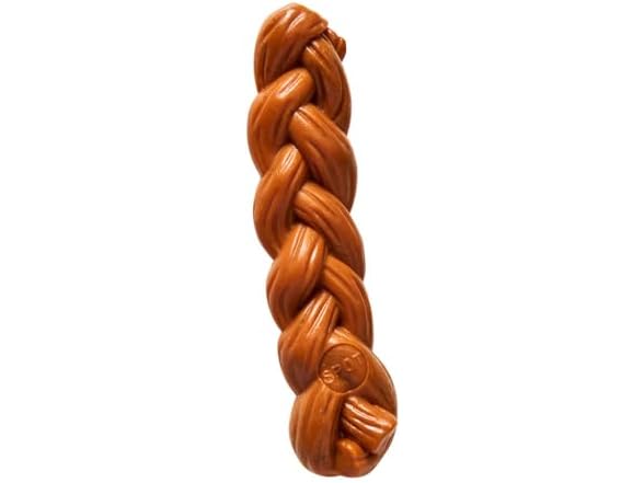 Bam-Bone Braided Dog Chew Toy - Hickory
