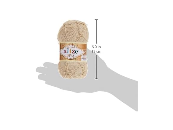 Alize Diva Silk Yarn - Microfiber Acrylic