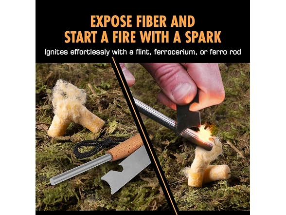 Fireflame Fire Plugs Fire Starters 50Pk