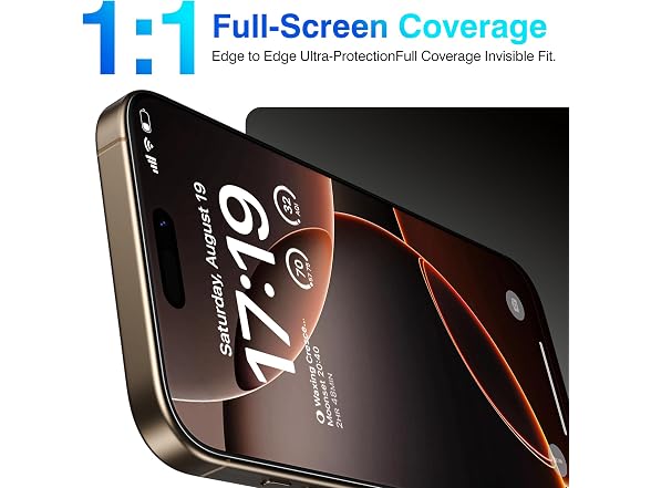 EZ-GLAZ iPhone 16 Screen Protector 4+2 Pack