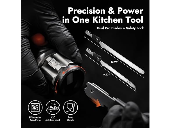 iKoffy Electric Knife for Meat Slicing