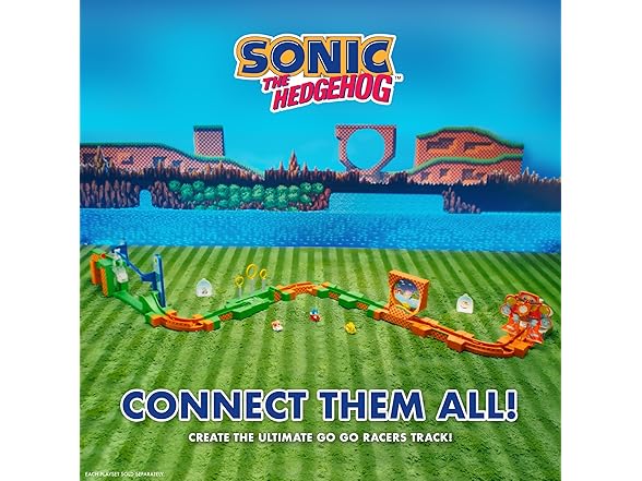 Sonic The Hedgehog Go Go Racers Playset