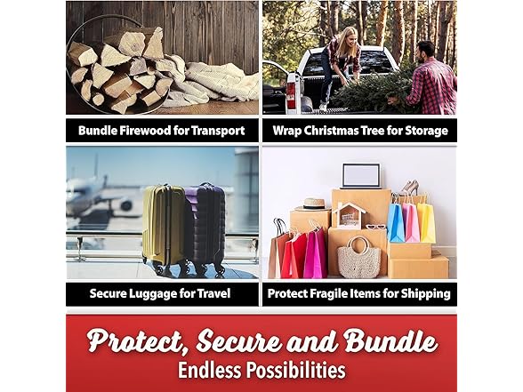 Mini Stretch Wrap 5"x1000', 2 Pack