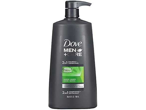 Dove Fresh Clean 2 in 1 Shampoo 25.4 oz