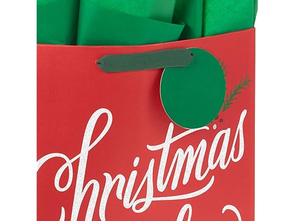 Hallmark 13" Large Christmas Gift Bag with Tissue