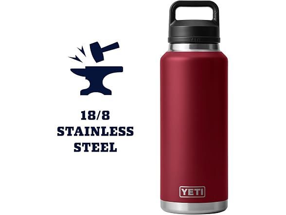YETI Rambler 46oz Bottle, Harvest Red