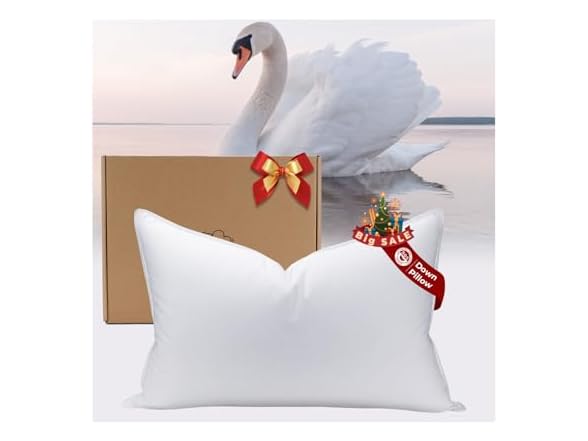 PlushHavenCloud Goose Down Pillow