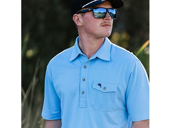 Field & Stream Mens Flying Birdie Polo