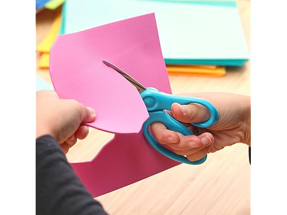 Fiskars 5" Pointed-Tip Scissors for Kids 4-7 (3-Pack)