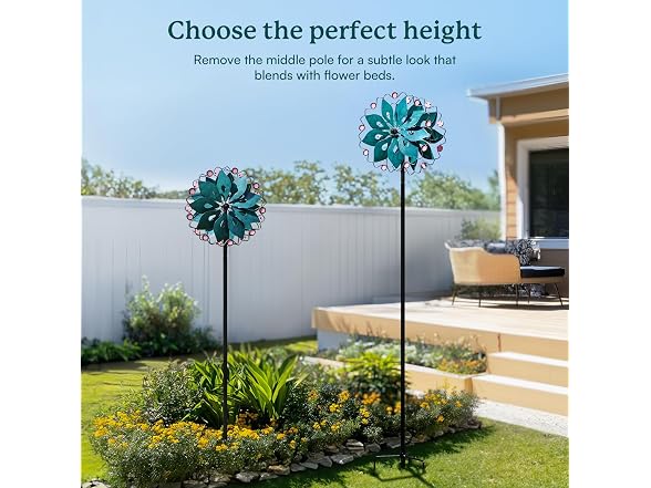 Cyan Oasis Wind Spinners Outdoor
