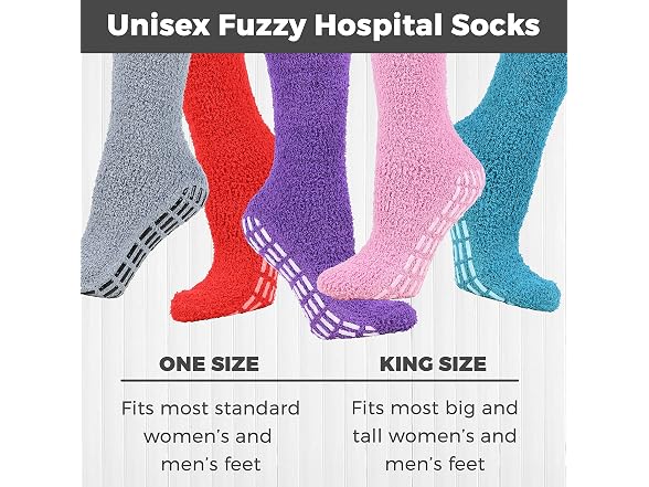 Debra Weitzner Men (OS) Anti-Skid Hospital Socks