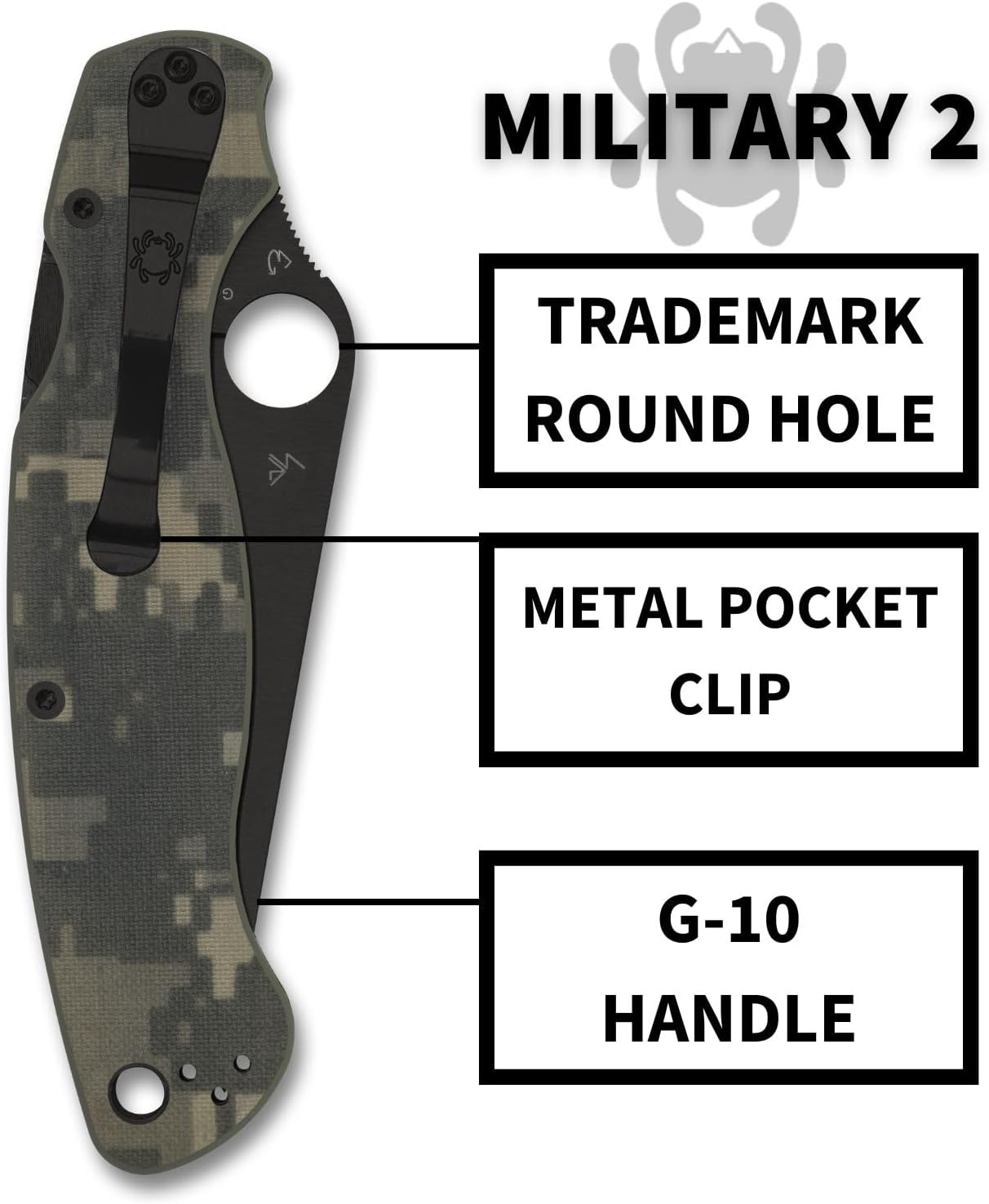 Spyderco Military 2 Knife - Gallery 9