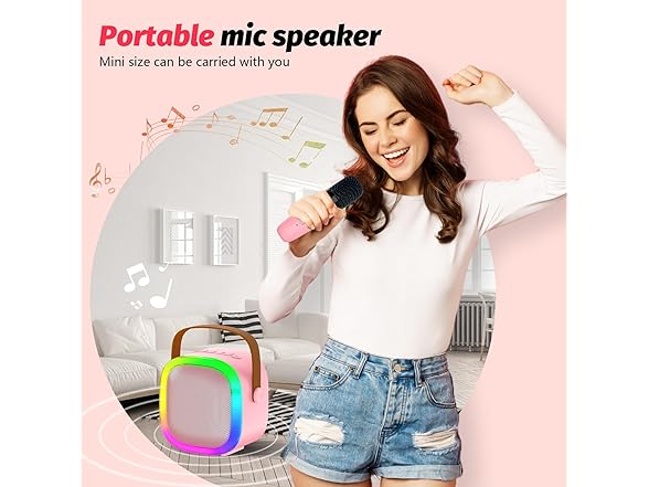 OUTUVAS Karaoke Machine for Kids
