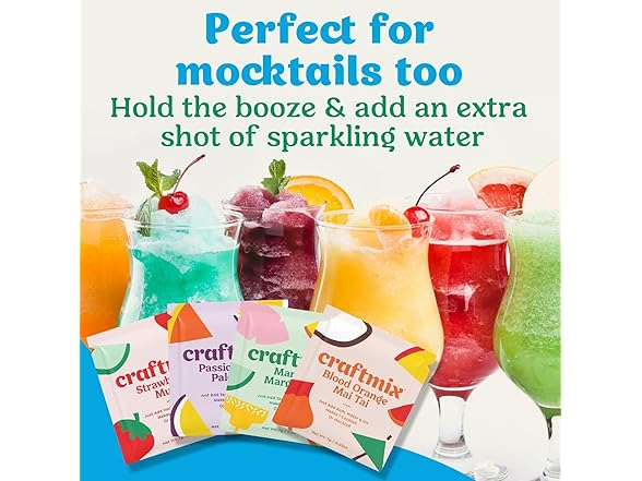 Craftmix Cocktail Mixer Variety, 24pk