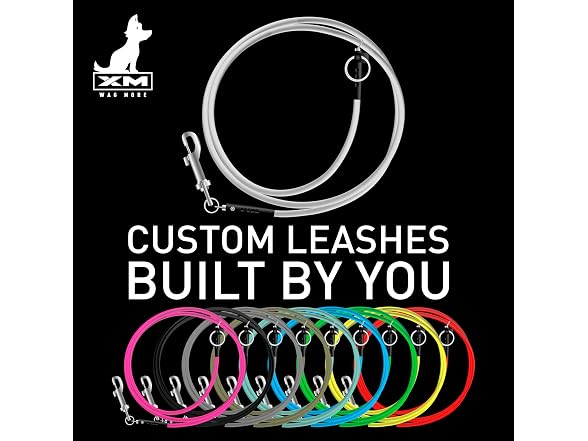 XM | Wag More Premium Dog Leash Ultra Flex,