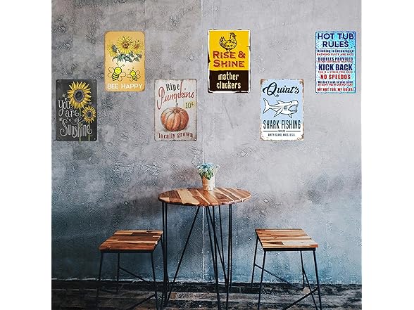 MeowPrint Chicken Decor Rise&Shine Sign