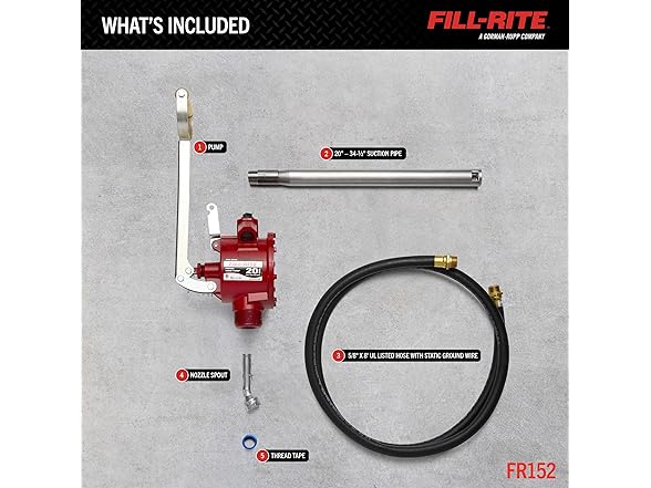 Fill-Rite FR152 Piston Hand Pump
