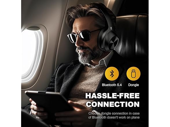 Calmbee Hybrid Active Noise Cancelling Headphones