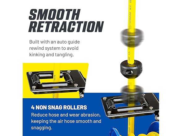 Goodyear Air Hose Reel Retractable 3/8" Inch x 50'
