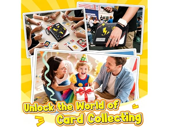 PXLZLCV 9 Pocket Trading Card Binder 900 Pockets