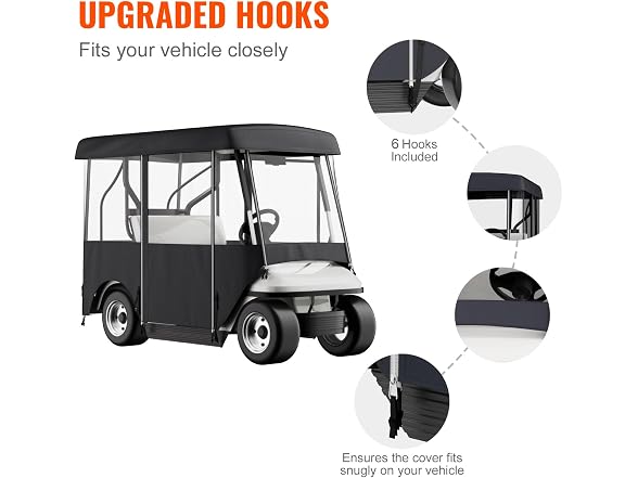 Golf Cart Enclosure, Polyester Driving