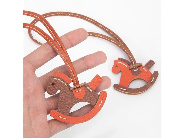 Genuine Leather Horse Bag Charms