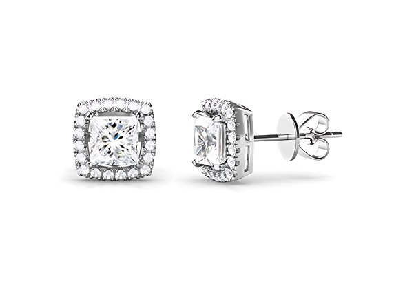 Halo Stud Earrings