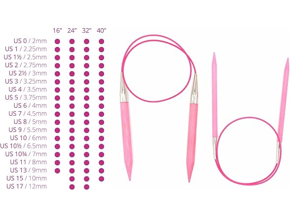 Lykke Circular Knitting Needles, Blush
