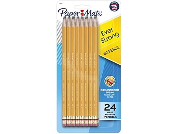 Paper Mate EverStrong #2 Pencils 24-Pack