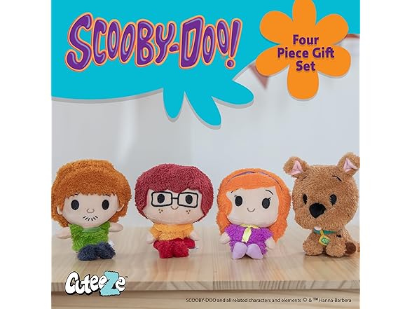Kids Preferred Scooby-Doo 4 Piece Cuteeze Set