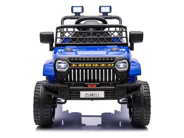 12V Ride On Car for Kids Electric Vehicle Dark Blue