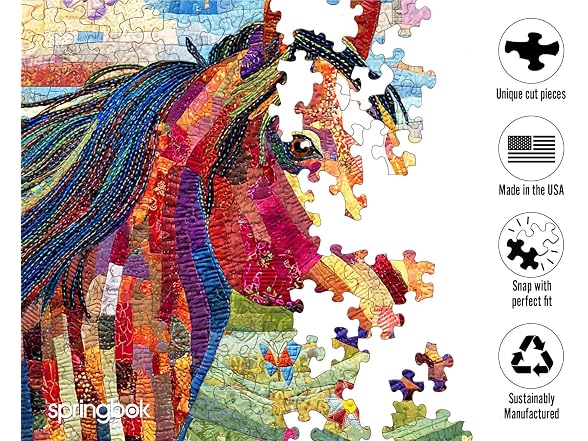 Springbok Patchwork Pony 1000 Piece Puzzle