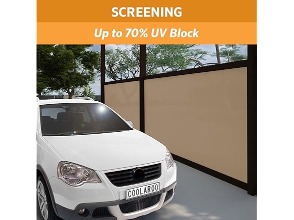 Coolaroo 70% UV Block Prvacy & Screening Fabric