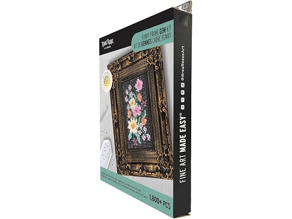 Brea Reese Funky Frame Gem Kit - Floral, 6x8 Diamond Painting