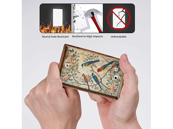 Zynvos Vintage Bird Light Switch Cover