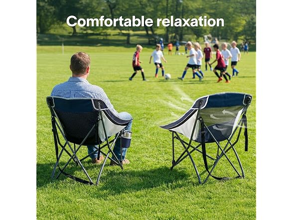 Alvantor Folding Camping Chair with Breathable Mesh - Gallery 6