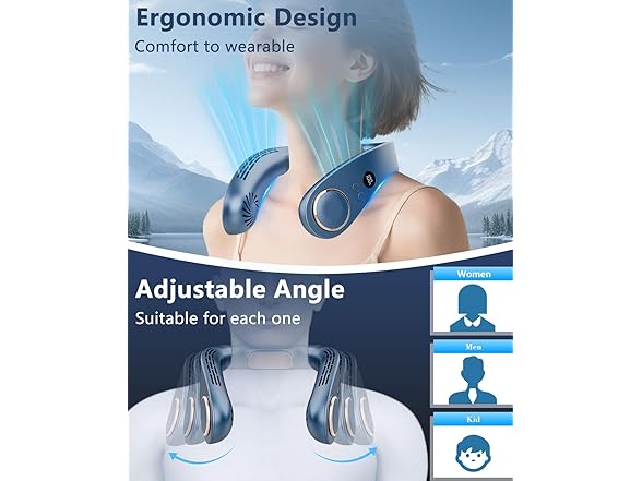 AJGJF Neck Fan with Cooling Plate