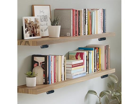 ZXYOUAN Floating Shelf Brackets 6pk