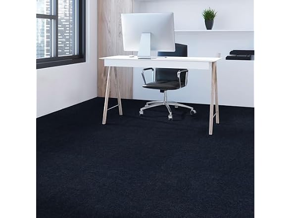 Mohawk Home Peel Stick Carpet Polyester Blue Rib - Gallery 4