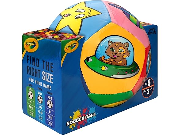 Crayola Official Soccer Ball Fruits Size 5