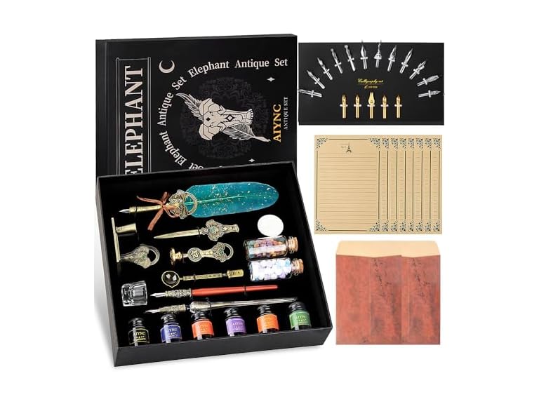 AIYNC Feather Ink Set