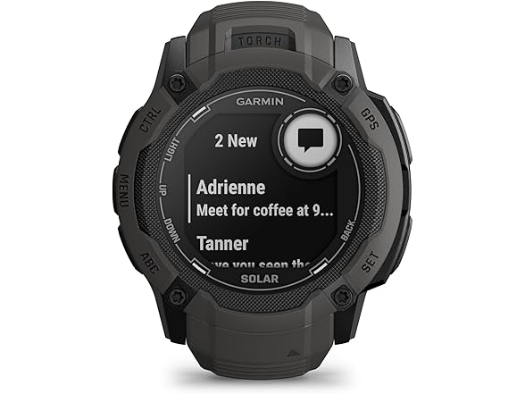 Garmin Instinct 2X Solar Rugged GPS Smartwatch (Factory Reconditioned)