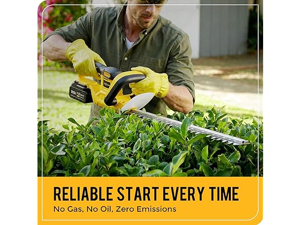 YDLawn 20V Hedge Trimmer Cordless | 22in