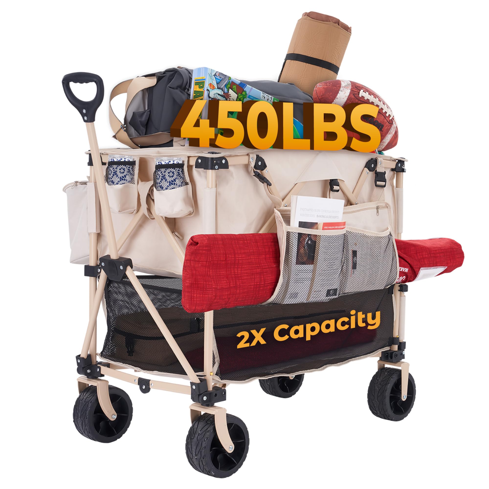 Camphor Designs Collapsible Folding Wagon - Gallery 9