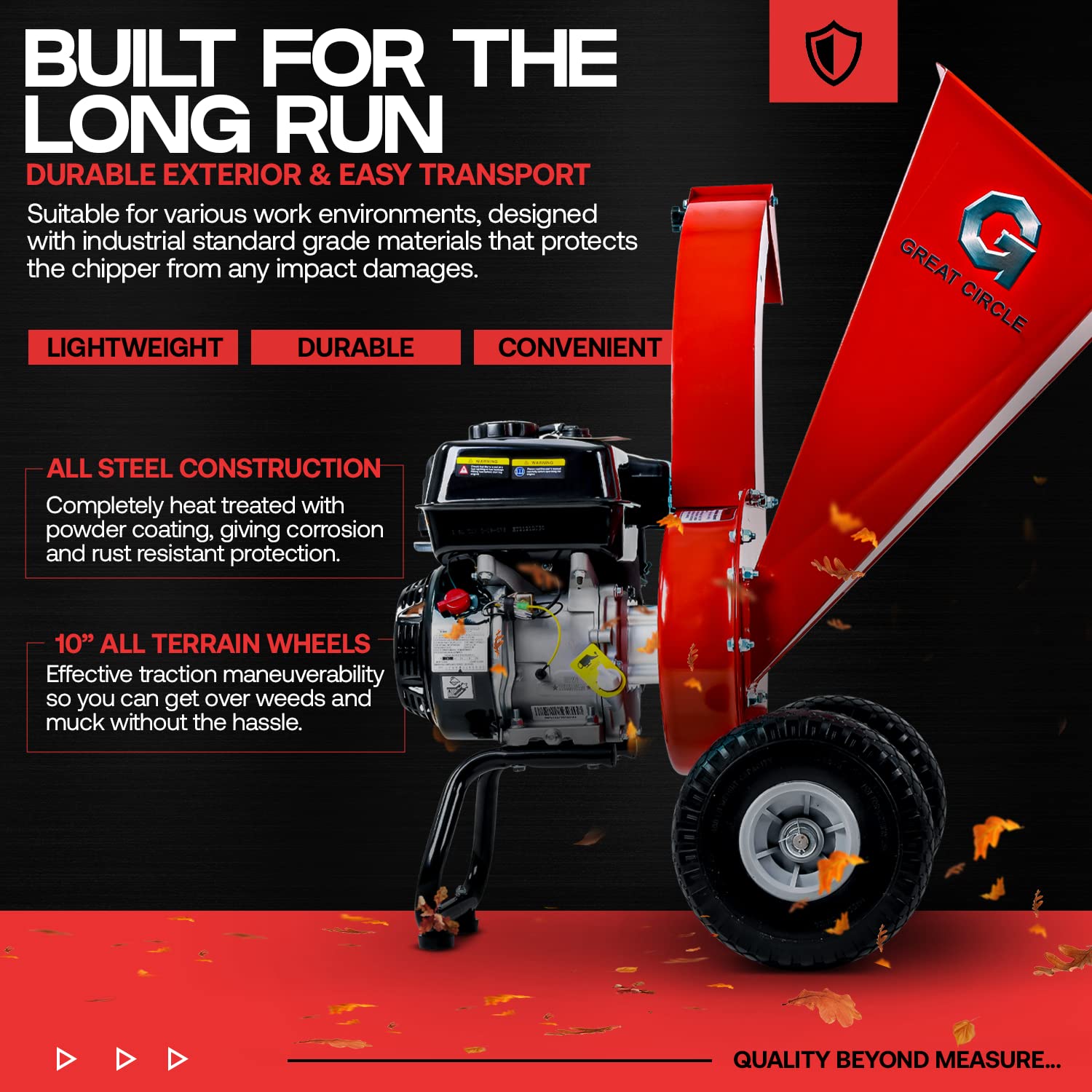 GreatCircleUSA 3-in-1 Wood Chipper 7 HP - Gallery 13